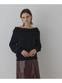 【SALE／50%OFF】ウールオフショルニットトップ GRACE CONTINENTAL グレースコンチネンタル トップス ニット ワインレッド オレンジ ブラック【RBA_E】【送料無料】[Rakuten Fashion]