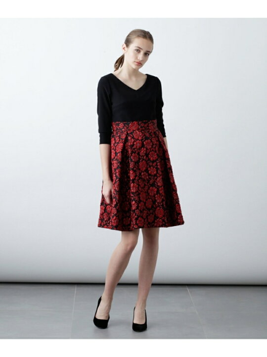 楽天市場】【SALE／60%OFF】フクレフラワージャガードワンピース GRACE 