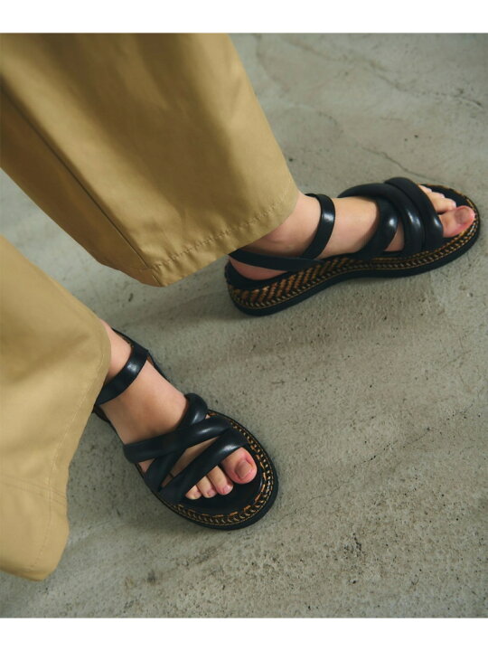 楽天市場】【SALE／30%OFF】LUCA GROSSI パフィークロスサンダル GRACE  