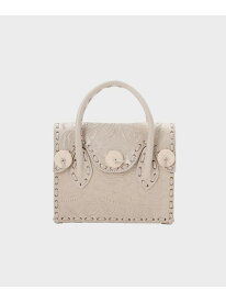 Mini Maestra. GRACE CONTINENTAL グレースコンチネンタル バッグ ショルダーバッグ ブラック グレー ホワイト【送料無料】[Rakuten Fashion]