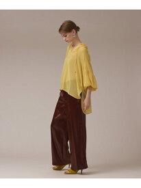 【SALE／50%OFF】ボリュームカフタントップ GRACE CONTINENTAL グレースコンチネンタル トップス シャツ・ブラウス ブラック イエロー【RBA_E】【送料無料】[Rakuten Fashion]