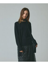 【SALE／50%OFF】ボウ付ニットトップ GRACE CONTINENTAL グレースコンチネンタル トップス ニット ホワイト グレー ブラック【RBA_E】【送料無料】[Rakuten Fashion]