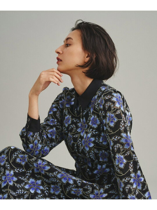 楽天市場】【SALE／60%OFF】レース刺繍タックワンピース GRACE 