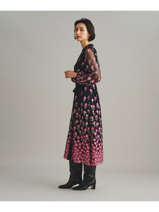 楽天市場】【SALE／30%OFF】フラワー刺繍ロングドレス GRACE 