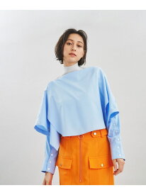 【SALE／40%OFF】マルチWAYシャツ GRACE CONTINENTAL グレースコンチネンタル トップス シャツ・ブラウス ブルー ホワイト【RBA_E】【送料無料】[Rakuten Fashion]