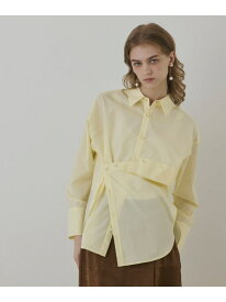 【SALE／50%OFF】オーバーシャツ GRACE CONTINENTAL グレースコンチネンタル トップス シャツ・ブラウス ホワイト イエロー【RBA_E】【送料無料】[Rakuten Fashion]