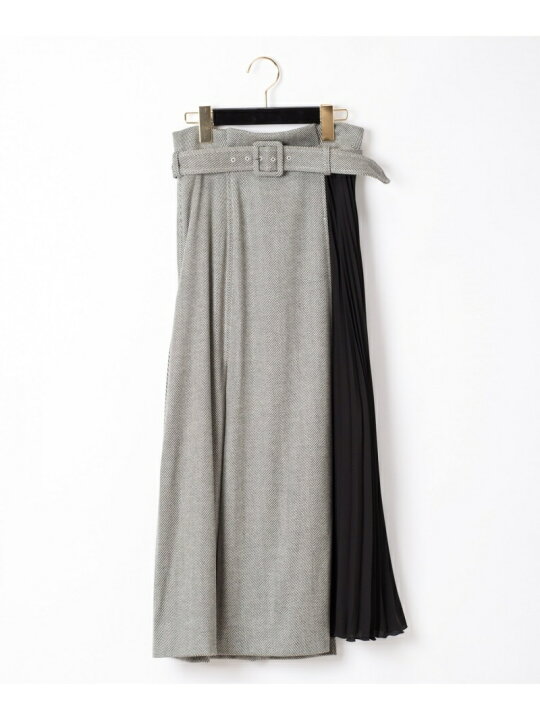 楽天市場】【SALE／60%OFF】配色マチツイードプリーツスカート GRACE  