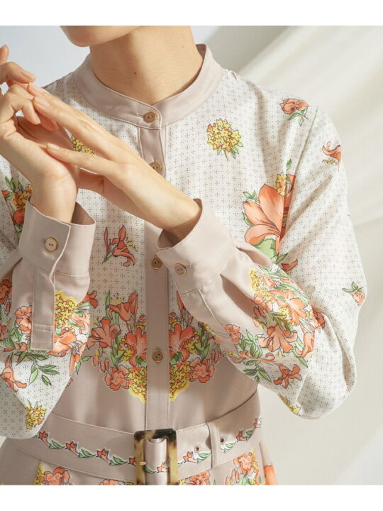 楽天市場】【SALE／30%OFF】ブーケスカーフプリントワンピース GRACE 