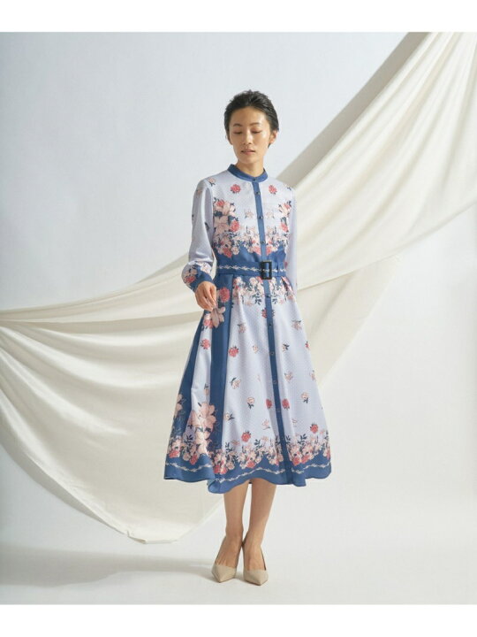 楽天市場】【SALE／30%OFF】ブーケスカーフプリントワンピース GRACE  