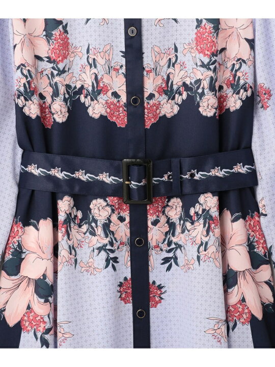 楽天市場】【SALE／30%OFF】ブーケスカーフプリントワンピース GRACE  