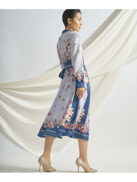 楽天市場】【SALE／30%OFF】ブーケスカーフプリントワンピース GRACE  