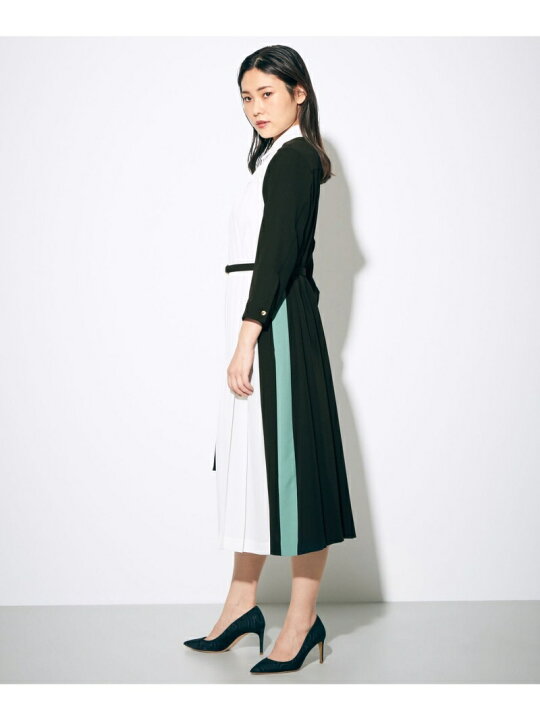 楽天市場】フロントプリーツシャツドレス GRACE CONTINENTAL グレース  