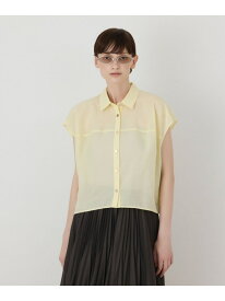 シアードルマントップ GRACE CONTINENTAL グレースコンチネンタル トップス シャツ・ブラウス イエロー ホワイト【送料無料】[Rakuten Fashion]
