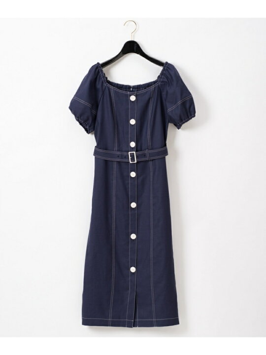 楽天市場】【SALE／60%OFF】リネンライク配色ステッチワンピース GRACE 