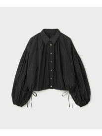 【SALE／60%OFF】タフタギャザーシャツ GRACE CONTINENTAL グレースコンチネンタル トップス シャツ・ブラウス ベージュ ホワイト ブラック【RBA_E】【送料無料】[Rakuten Fashion]