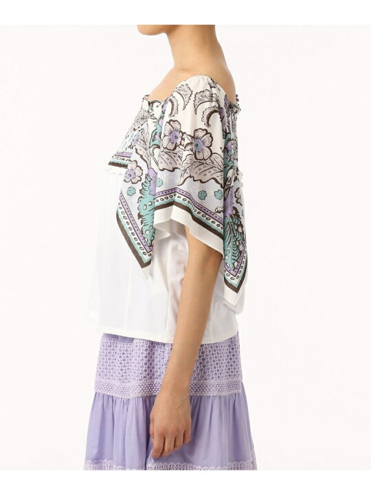 楽天市場】【SALE／60%OFF】シャーリングプリントカットトップ GRACE 
