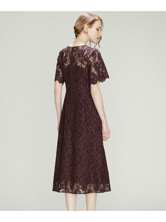 楽天市場】【SALE／60%OFF】スリーブスカラレースドレス GRACE 