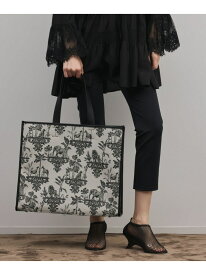 【SALE／30%OFF】アニマルジャガードトートバッグ GRACE CONTINENTAL グレースコンチネンタル バッグ トートバッグ ベージュ【RBA_E】【送料無料】[Rakuten Fashion]
