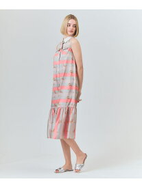 【SALE／50%OFF】ロープボーダーワンピース GRACE CONTINENTAL グレースコンチネンタル ワンピース・ドレス シャツワンピース ピンク ネイビー【RBA_E】【送料無料】[Rakuten Fashion]