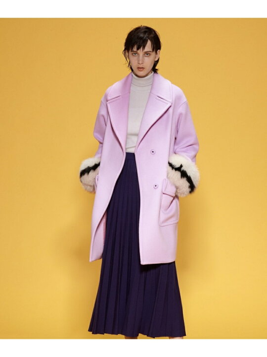 楽天市場】【SALE／60%OFF】フォックスハーフピーコート GRACE 