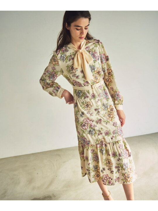楽天市場】【SALE／30%OFF】フラワー刺繍ボウタイワンピース GRACE 