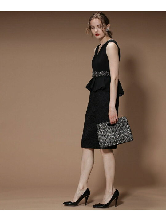 楽天市場】【SALE／60%OFF】ペプラムビジューワンピース GRACE  