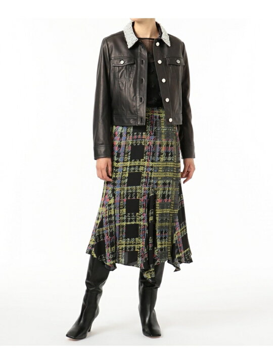 楽天市場】【SALE／60%OFF】パール衿レザージャケット GRACE 