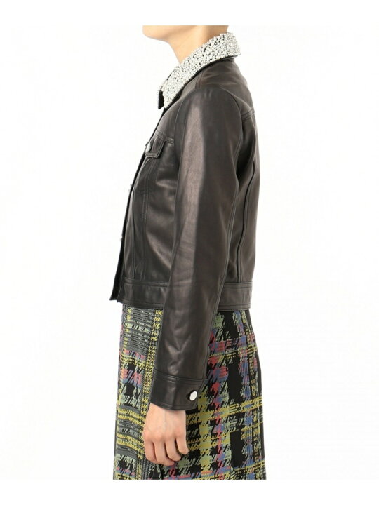 楽天市場】【SALE／60%OFF】パール衿レザージャケット GRACE 