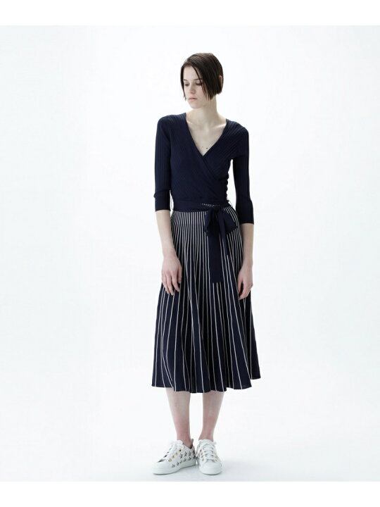 楽天市場】【SALE／60%OFF】カシュクールリブニットワンピース GRACE 