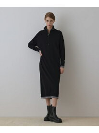 【SALE／50%OFF】バイカラーストレートニットワンピース GRACE CONTINENTAL グレースコンチネンタル ワンピース・ドレス ワンピース ブラック パープル ブラウン【RBA_E】【送料無料】[Rakuten Fashion]
