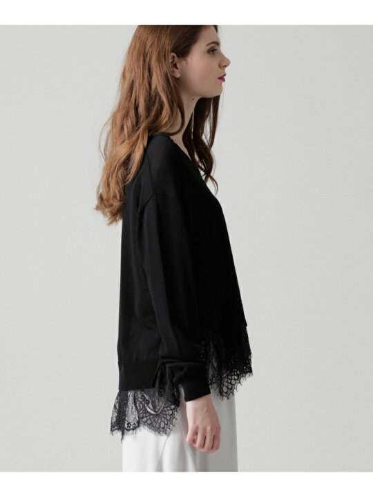 楽天市場】【SALE／60%OFF】ヘムレースニットトップ GRACE CONTINENTAL  