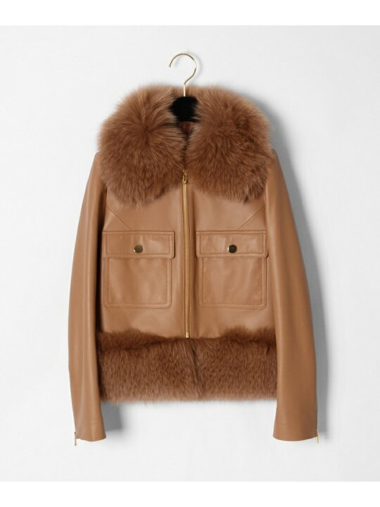 楽天市場】【SALE／60%OFF】ファー付レザージャケット GRACE 