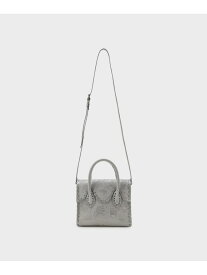MiniRSHandbag-ga GRACE CONTINENTAL グレースコンチネンタル バッグ ハンドバッグ シルバー ブルー【送料無料】[Rakuten Fashion]