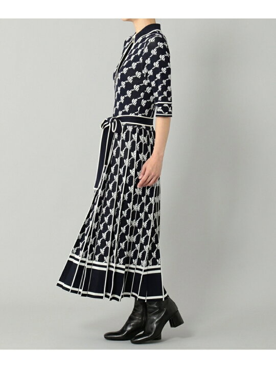 楽天市場】【SALE／60%OFF】ニットモノグラムポロワンピース GRACE 