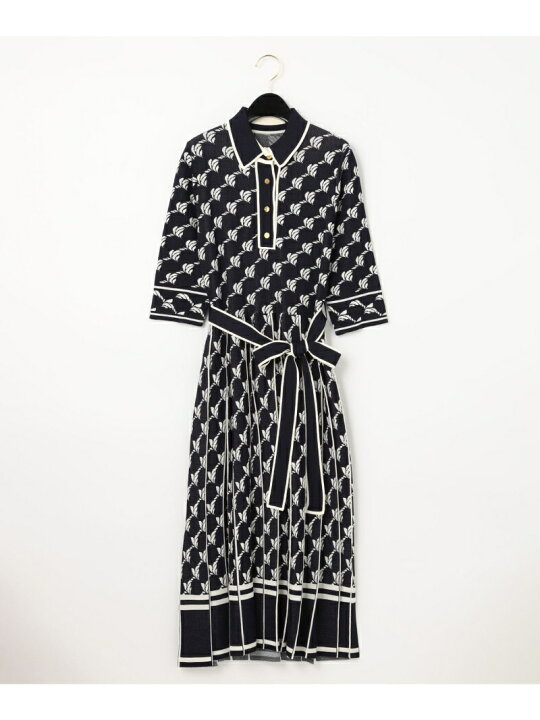 楽天市場】【SALE／60%OFF】ニットモノグラムポロワンピース GRACE 