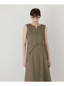 フレア切替カットワンピース GRACE CONTINENTAL グレースコンチネンタル ワンピース・ドレス ワンピース グレー ベージュ【送料無料】[Rakuten Fashion]