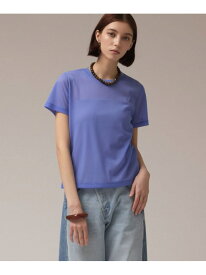 【SALE／50%OFF】シアーカットトップ GRACE CONTINENTAL グレースコンチネンタル トップス カットソー・Tシャツ ブラック ブルー ホワイト【RBA_E】【送料無料】[Rakuten Fashion]