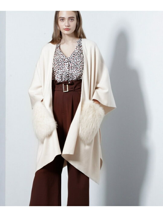 楽天市場】【SALE／50%OFF】ファーポケットストール GRACE CONTINENTAL 