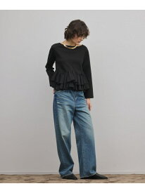 【SALE／30%OFF】タフタフリルカットトップ GRACE CONTINENTAL グレースコンチネンタル トップス カットソー・Tシャツ ブラック【RBA_E】【送料無料】[Rakuten Fashion]