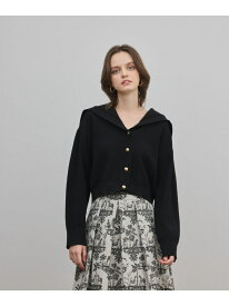 セーラーカラーニットトップ GRACE CONTINENTAL グレースコンチネンタル トップス ニット ブラック【送料無料】[Rakuten Fashion]