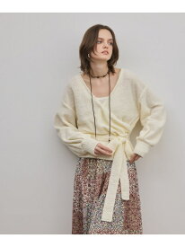 【SALE／40%OFF】カシュクールニットトップ GRACE CONTINENTAL グレースコンチネンタル トップス ニット ベージュ ピンク【RBA_E】【送料無料】[Rakuten Fashion]