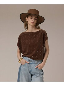 【SALE／50%OFF】ベロアルーズカットトップ GRACE CONTINENTAL グレースコンチネンタル トップス カットソー・Tシャツ グレー ブラック ベージュ【RBA_E】【送料無料】[Rakuten Fashion]