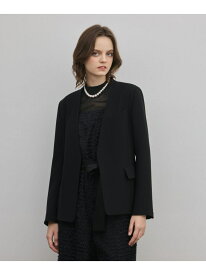 【SALE／40%OFF】トリアセノーカラージャケット GRACE CONTINENTAL グレースコンチネンタル ジャケット・アウター ノーカラージャケット ベージュ ブラック【RBA_E】【送料無料】[Rakuten Fashion]