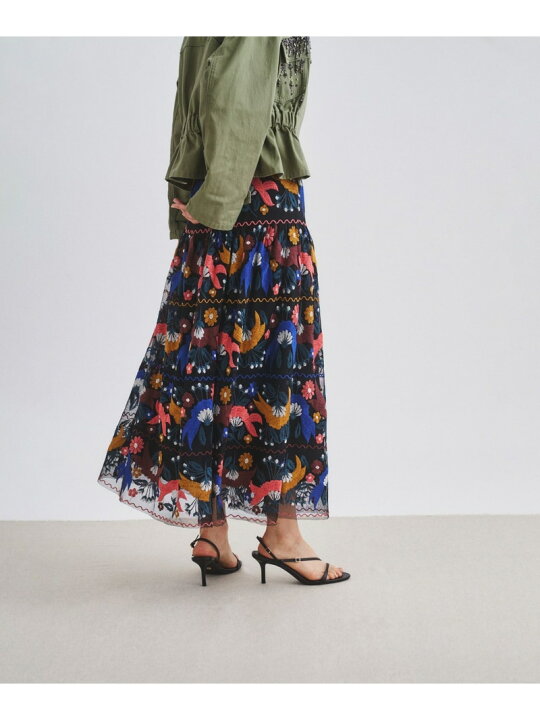 楽天市場】【SALE／60%OFF】マルチ刺繍スカート GRACE CONTINENTAL  