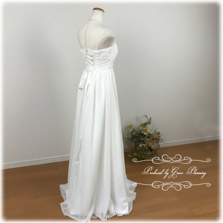 楽天市場】再入荷 ウェディングドレス エンパイア 妊婦さん マタニティ 