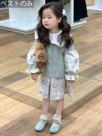 【今だけ25％OFFクーポン有】ワンピース ベスト 女の子 子供服 フォーマル 子供フォーマル キッズフォーマル 結婚式 カジュアル お受験 七五三 女子 冠婚葬祭 法事 お呼ばれ パーティー 発表会 演奏会 ピアノ/[waf12]