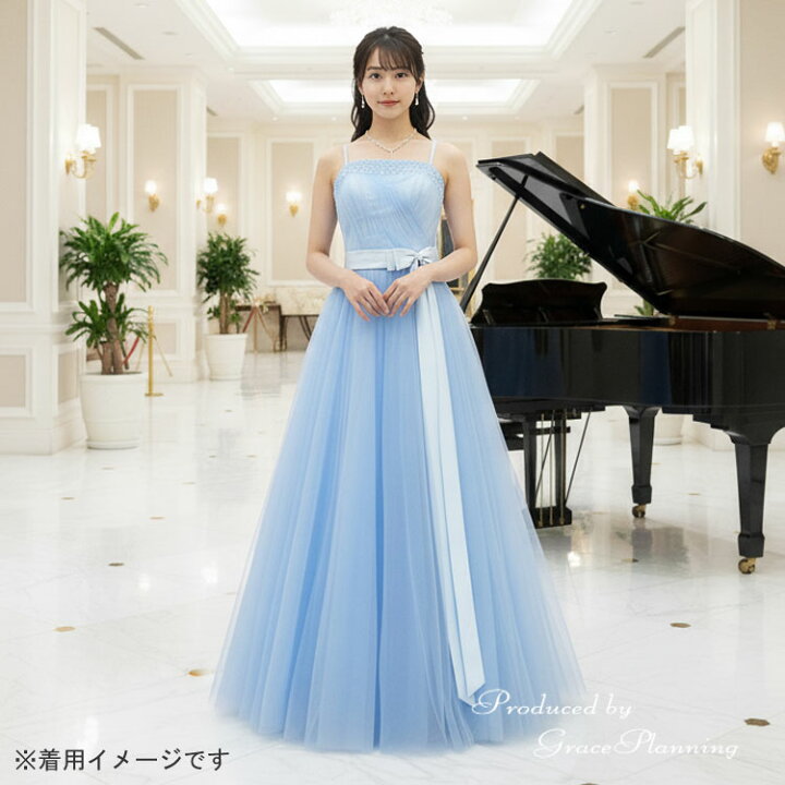 楽天市場】演奏会用ドレス カラードレス ロングドレス Aライン 