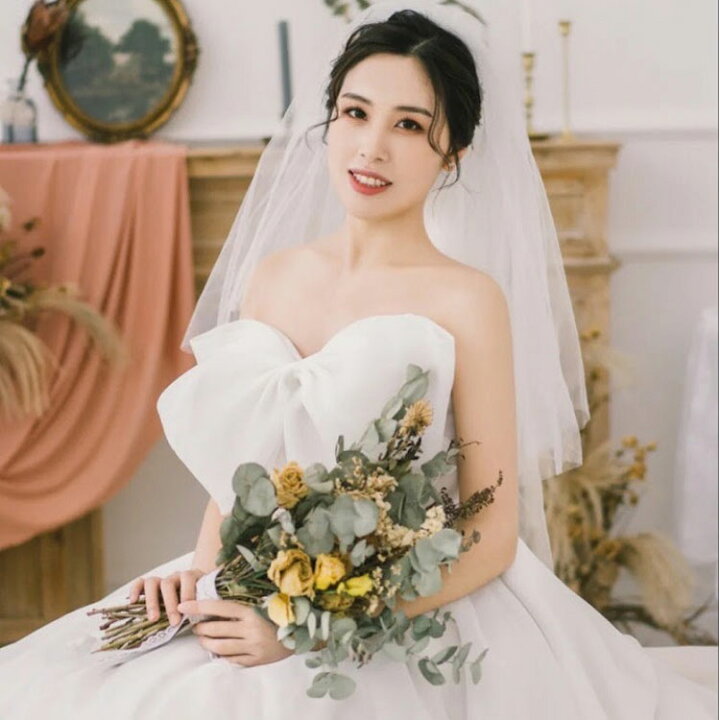 楽天市場】【在庫処分】ウエディングドレス リボン 小さいサイズ 結婚  
