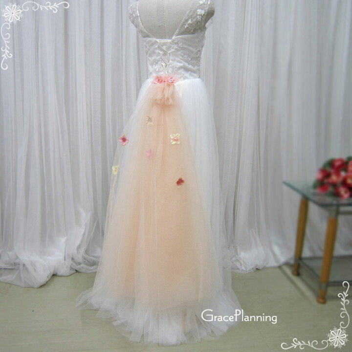 楽天市場 ウェディングヘッドドレス ウエディングベール 結婚式 髪飾り ペールオレンジ フラワー 花 お色直し チュール ヴェール 挙式 花嫁 ブライダル ヘアアクセサリー 二次会 パーティー イベント 前撮り フォトウエディング Cs86 T Grace企画