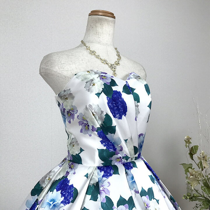 楽天市場】花柄カラードレス ロングドレス 演奏会用ドレス (7号-9号-11 